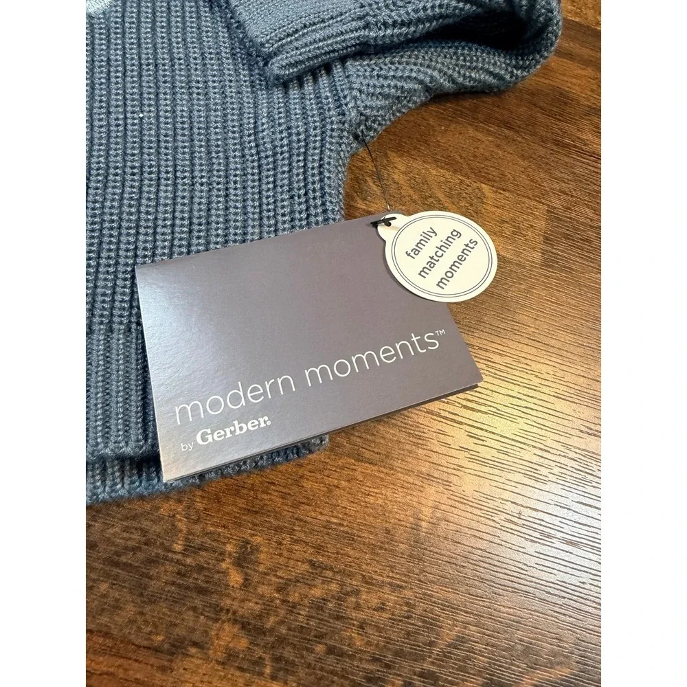 NWT Gerber Modern Moments Little Bro Celestial embroidered knit sweater.  Sz 6/9